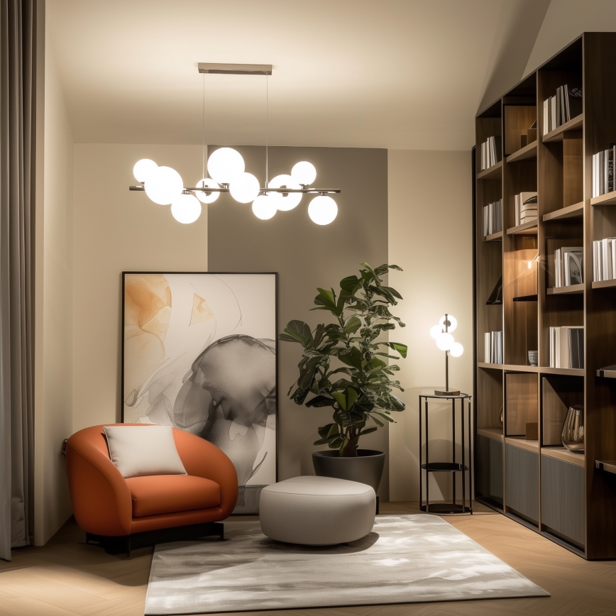 Brilagi - Náhradné sklo k lustru, nástennému svietidlu a lampe MISTEL, MILLA pr. 10 cm biela