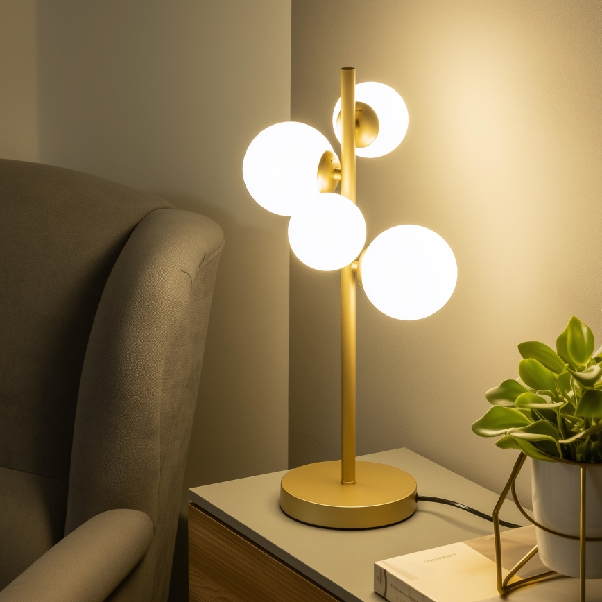 Brilagi - Náhradné sklo k lustru, nástennému svietidlu a lampe MISTEL, MILLA pr. 8 cm biela