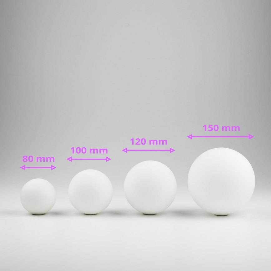 Brilagi - Náhradné sklo k lustru, nástennému svietidlu a lampe MISTEL, MILLA pr. 8 cm biela