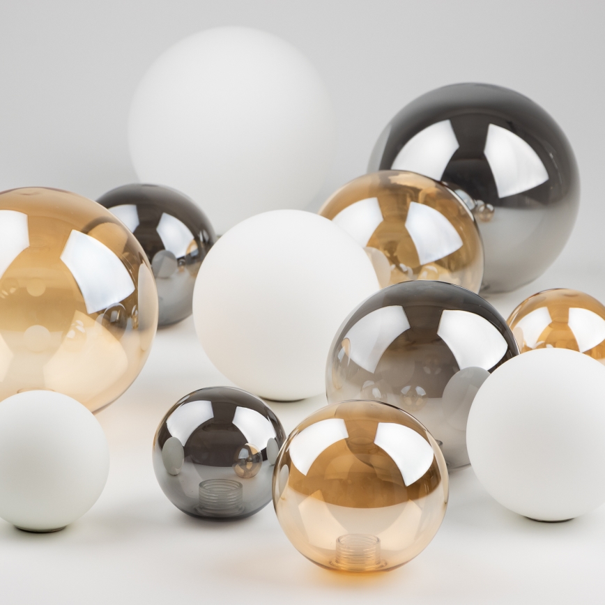 BRILAGI - Náhradné sklo k lustru, nástennému svietidlu a lampe MISTEL, MILLA, priemer 15 cm, zlaté