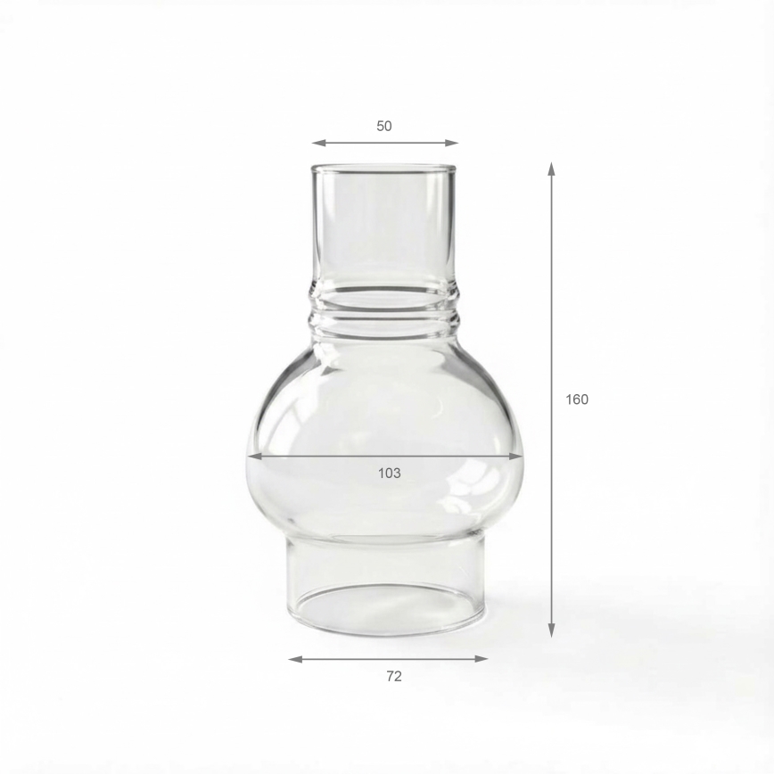BRILAGI - Náhradné sklo k petrolejovej lampe MERLIN
