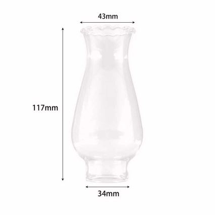 Brilagi - Náhradné sklo k petrolejovej lampe MERLIN