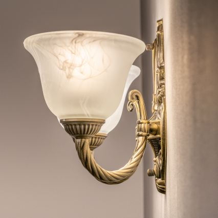 BRILAGI - Náhradné sklo ku lustru a nástennému svietidlu CLASSIC E14 pr. 11 cm biele