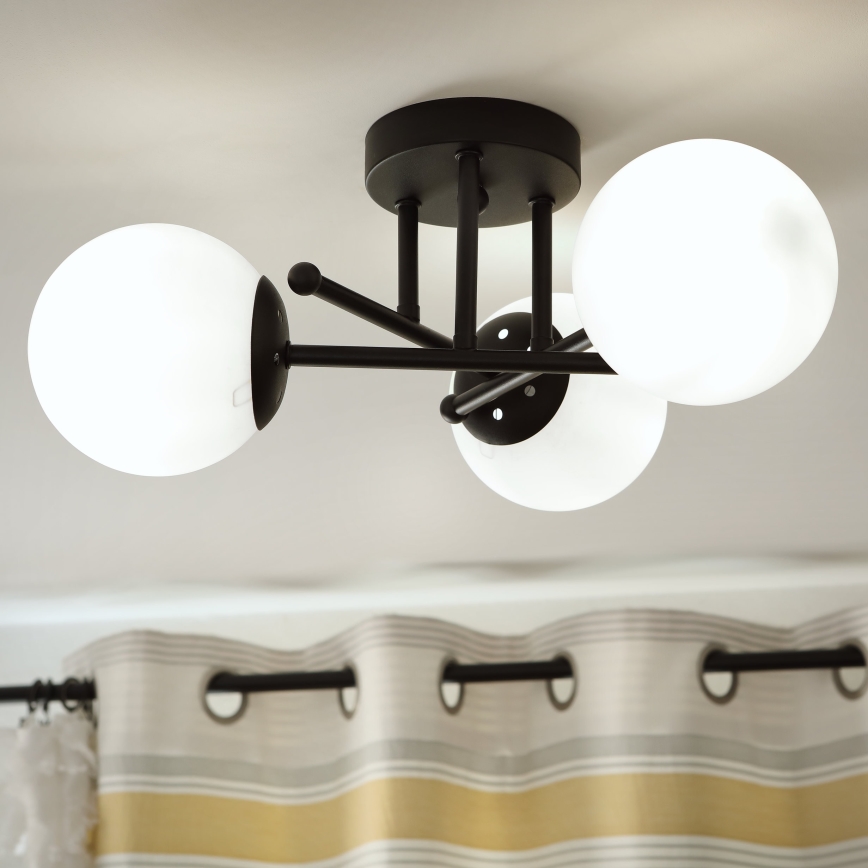 Brilagi - Náhradné sklo pre luster a lampu MALIVA E14 pr. 13 cm biele