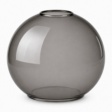 Brilagi - Náhradné sklo pre luster DIOR E27, priemer 15 cm, dymovo sivé