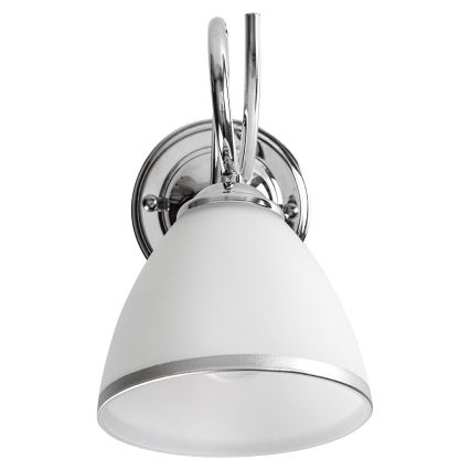 Brilagi - Náhradné sklo k nástennému svietidlu a lustru FRED E27 pr. 13,5 cm krémové/lesklý chróm