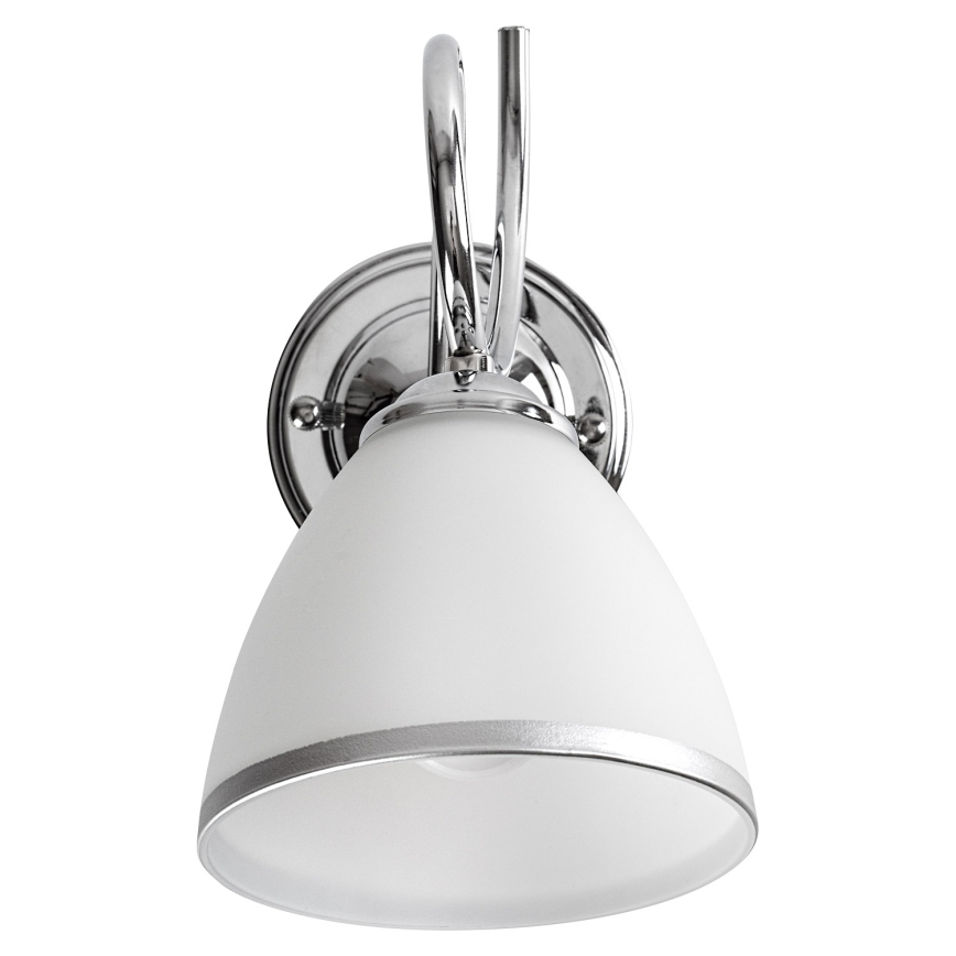 Brilagi - Náhradné sklo k nástennému svietidlu a lustru FRED E27 pr. 13,5 cm krémové/lesklý chróm