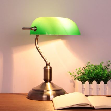 Brilagi - Náhradné tienidlo k stolnej lampe BANK OFFICE zelená
