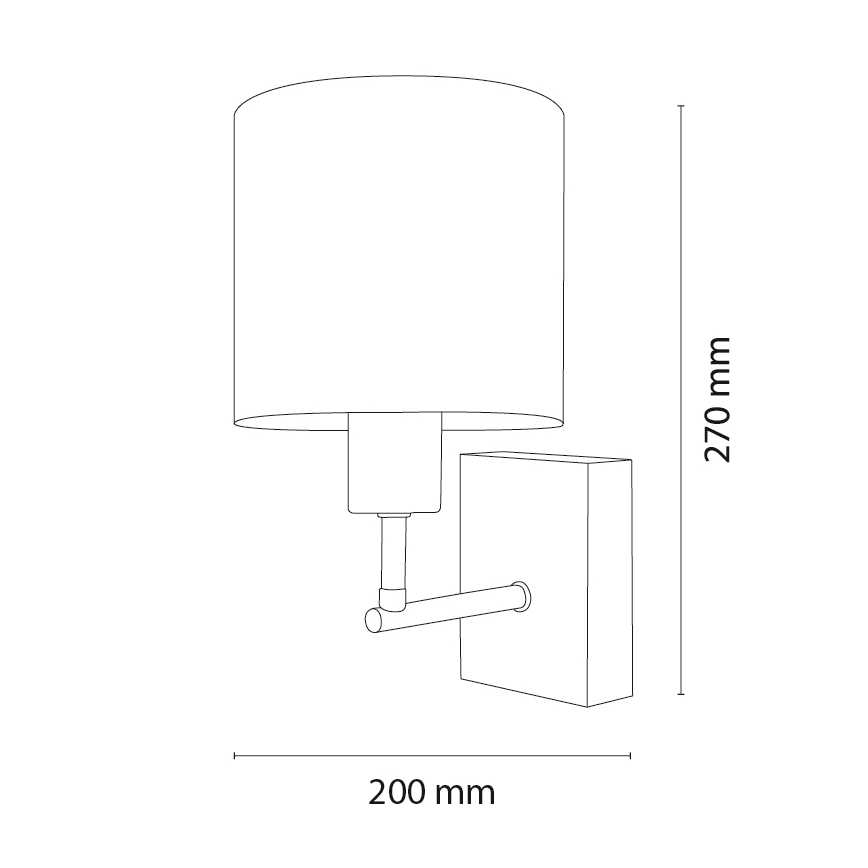 BRILAGI - Detská nástenná lampa BOBO WOOD 1xE27/25W/230V dub/čierna/biela/jednorožce