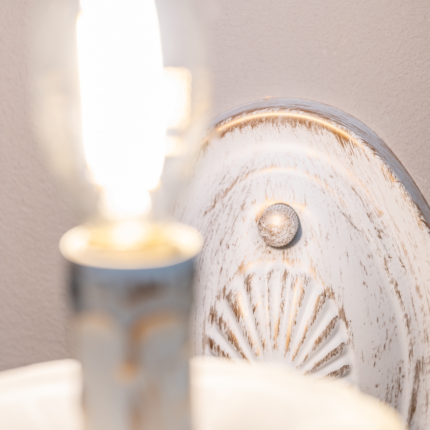 BRILAGI - Nástenná lampa CLASSIC 1xE14/60W/230V krémová/patina