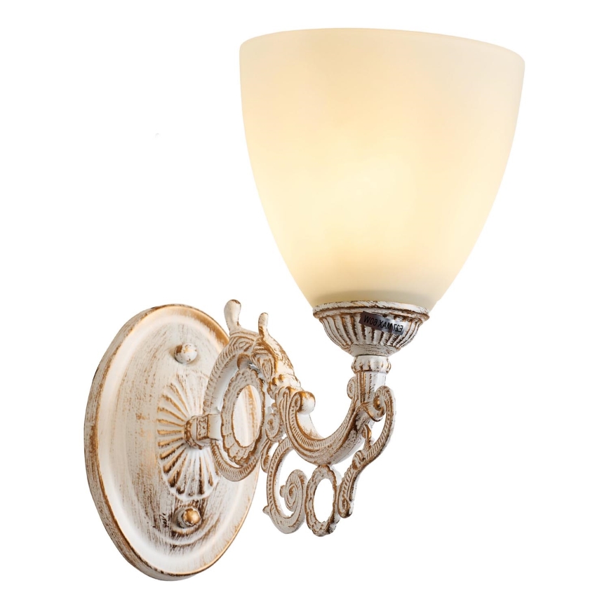 Brilagi - Nástenná lampa CLASSIC 1xE27/60W/230V krémová/patina
