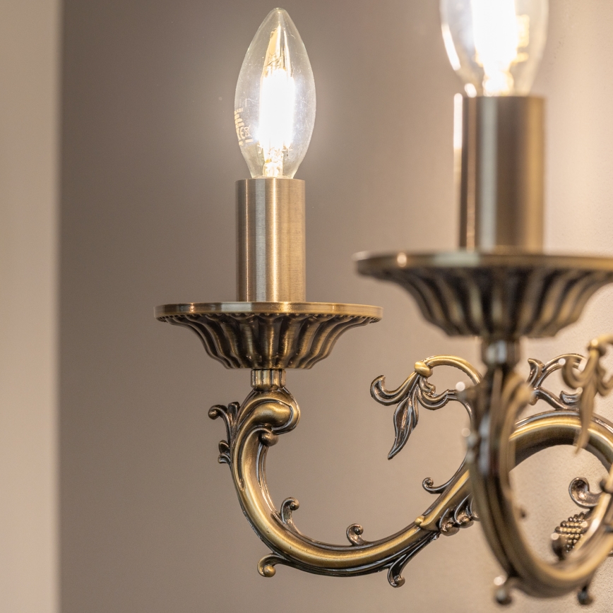 BRILAGI - Nástenná lampa CLASSIC 2xE14/10W/230V mosadz