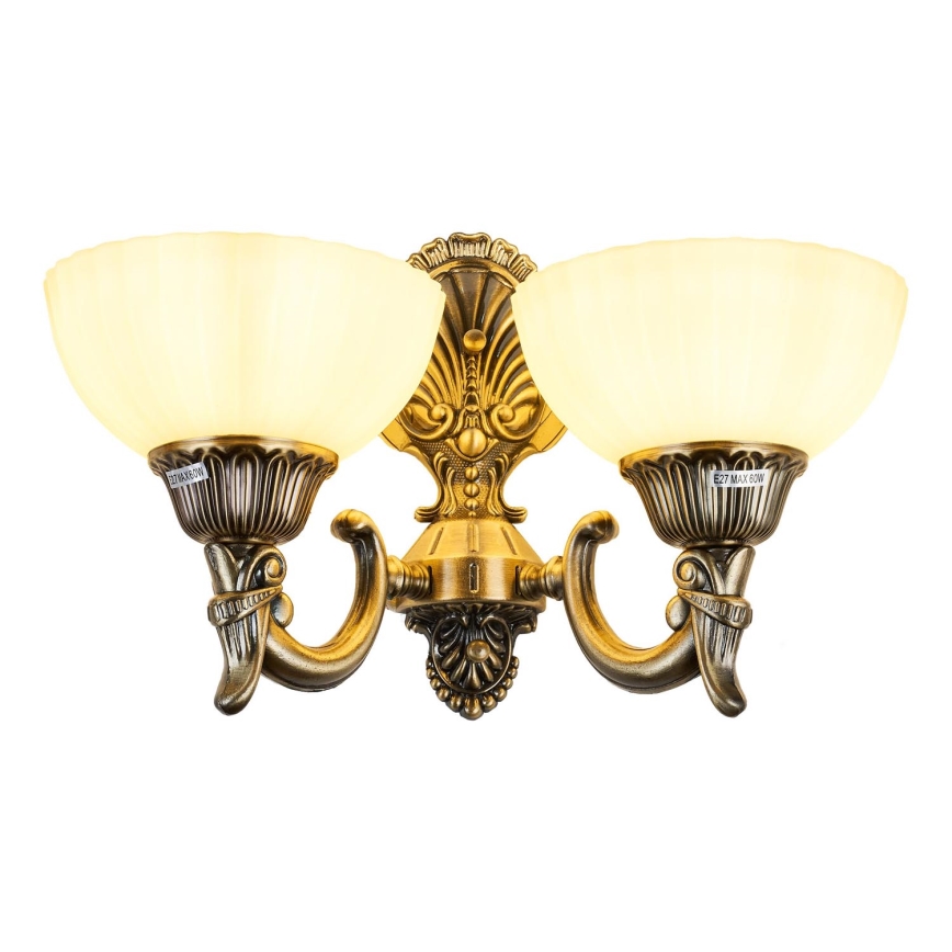 Brilagi - Nástenná lampa CLASSIC 2xE27/60W/230V mosadz