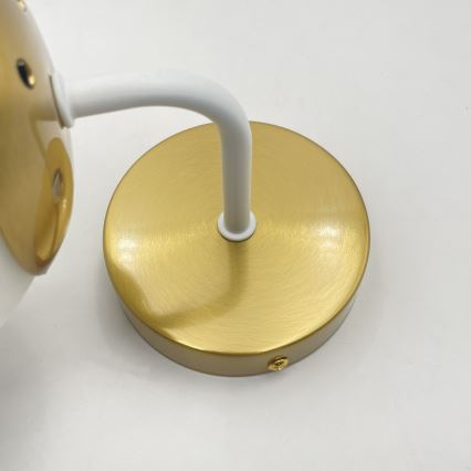 Brilagi - Nástenná lampa MALIVA 1xE14/15W/230V zlatá/biela