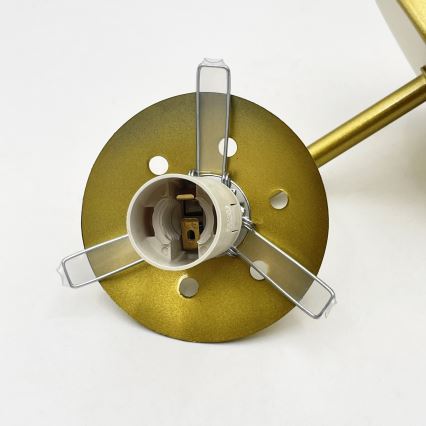 Brilagi - Nástenná lampa MALIVA 1xE14/15W/230V zlatá/biela