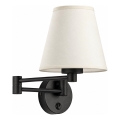 BRILAGI - Nástenná lampa NUBILA 1xE27/15W/230V krémová/čierna