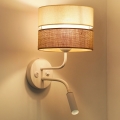 BRILAGI - Nástenná lampa ROYAL YUTE 1xE27/15W/230V + 1xG9/6W béžová/krémová/biela