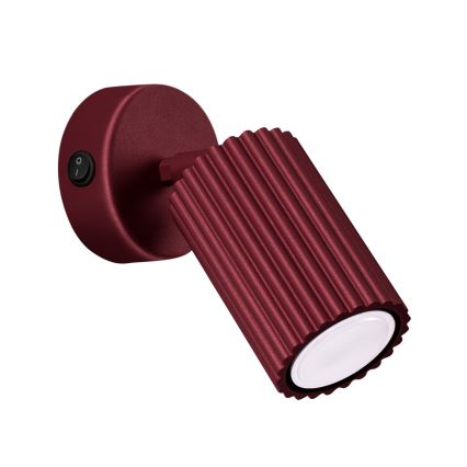 Brilagi - Nástenné bodové svietidlo CRESTO 1xGU10/10W/230V bordová