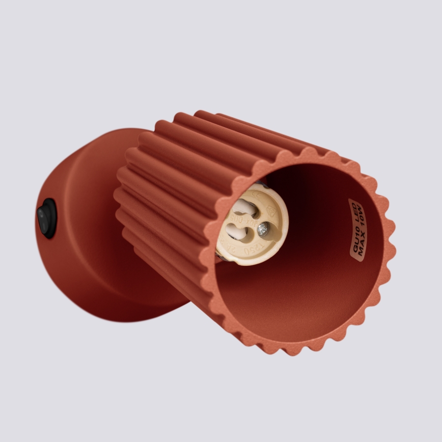 Brilagi - Nástenné bodové svietidlo CRESTO 1xGU10/10W/230V červené