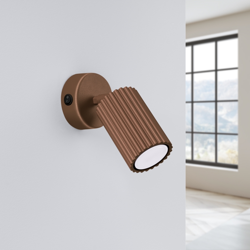 Brilagi - Nástenné bodové svietidlo CRESTO 1xGU10/10W/230V hnedé