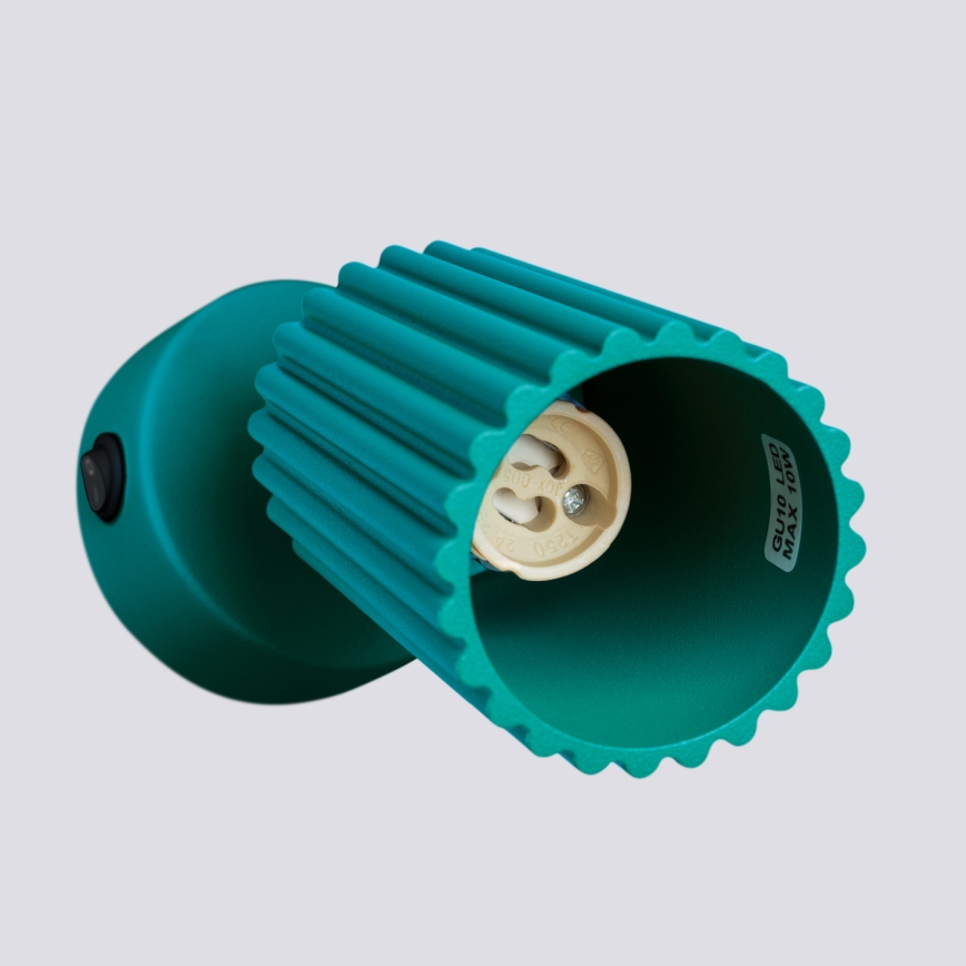 Brilagi - Nástenné bodové svietidlo CRESTO 1xGU10/10W/230V tyrkysové