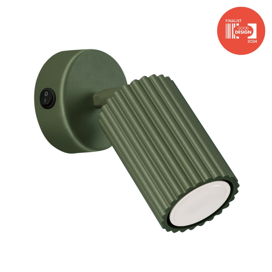 Brilagi - Nástenné bodové svietidlo CRESTO 1xGU10/10W/230V zelená