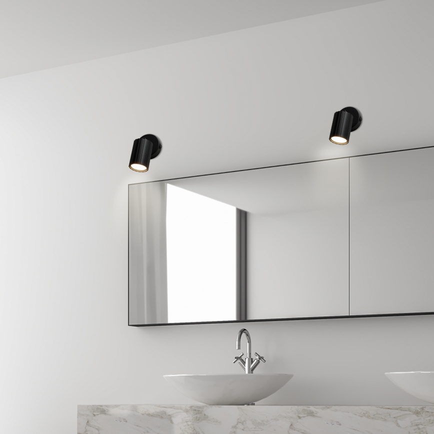 Brilagi - Nástenné bodové svietidlo CRISPINA 1xGU10/10W/230V čierna