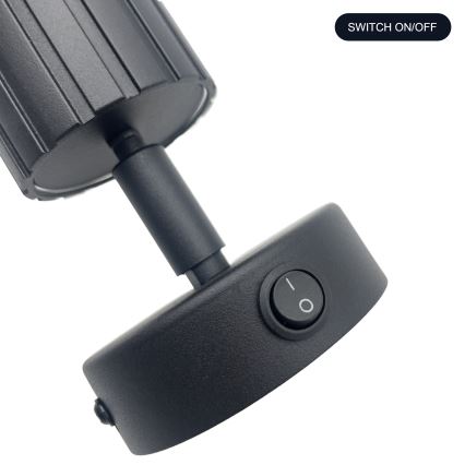 Brilagi - Nástenné bodové svietidlo CRISPINA 1xGU10/10W/230V čierna