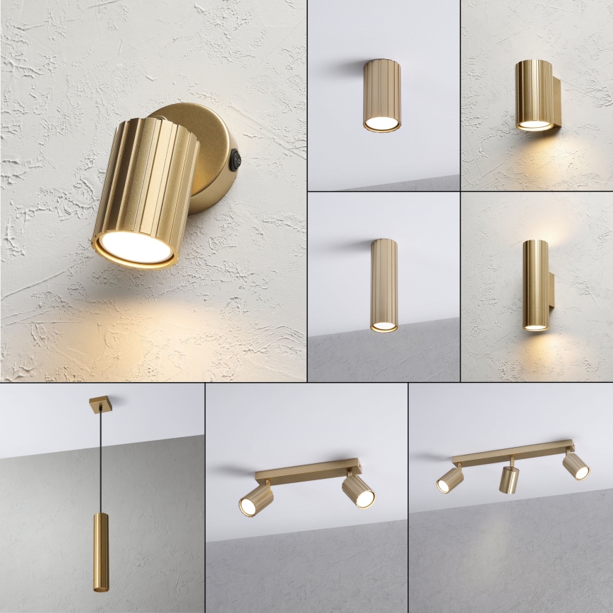 Brilagi - Nástenné bodové svietidlo CRISPINA 1xGU10/10W/230V zlaté