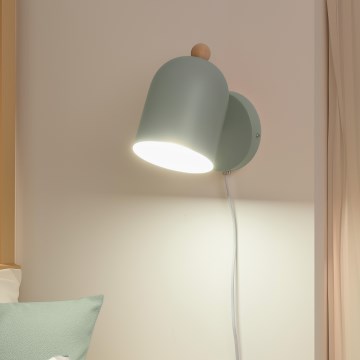 Brilagi - Nástenné bodové svietidlo GALLION 1xE27/15W/230V zelené