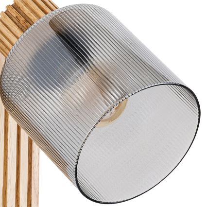 Brilagi - Nástenné bodové svietidlo HYGGE 1xE14/15W/230V kaučukovník/dymová