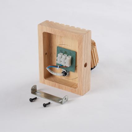 Brilagi - Nástenné bodové svietidlo HYGGE 1xE14/15W/230V kaučukovník/dymová