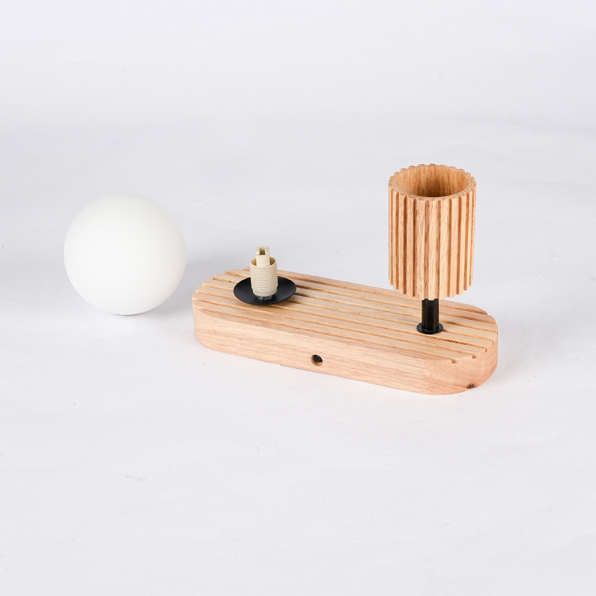 Brilagi - Nástenné bodové svietidlo MODERN WOOD 1xG9/5W/230V + 1xGU10/8W drevo