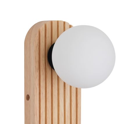 Brilagi - Nástenné bodové svietidlo MODERN WOOD 1xG9/5W/230V + 1xGU10/8W kaučukovníkové drevo