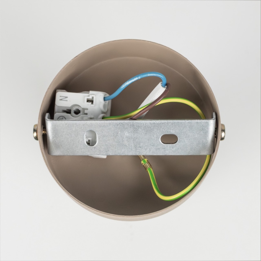 Brilagi - Nástenné bodové svietidlo POKER 1xGU10/25W/230V béžová/zlatá