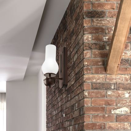 Brilagi - Nástenné svietidlo COTTAGE 1xE14/40W/230V buk/biela