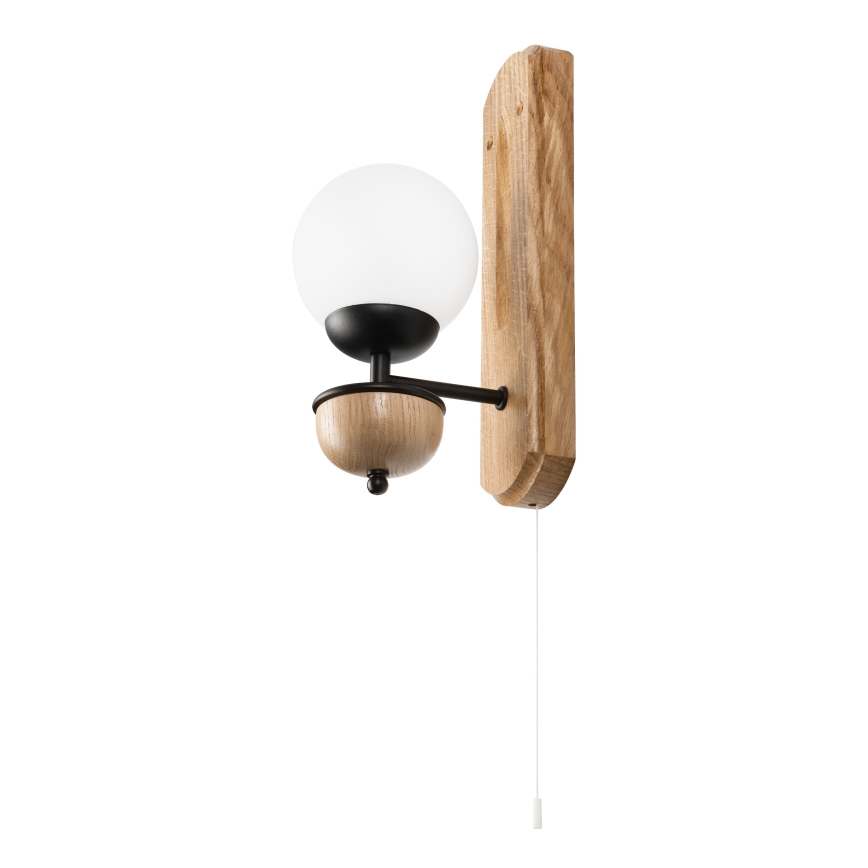 Brilagi - Nástenné svietidlo COTTAGE 1xG9/40W/230V dub/biela