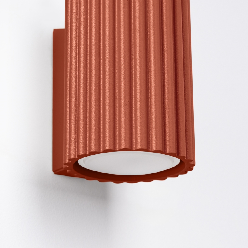 Brilagi - Nástenné svietidlo CRESTO 1xGU10/10W/230V 10 cm červené