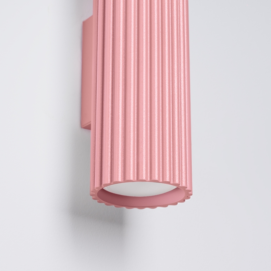 Brilagi - Nástenné svietidlo CRESTO 2xGU10/10W/230V 20 cm ružová