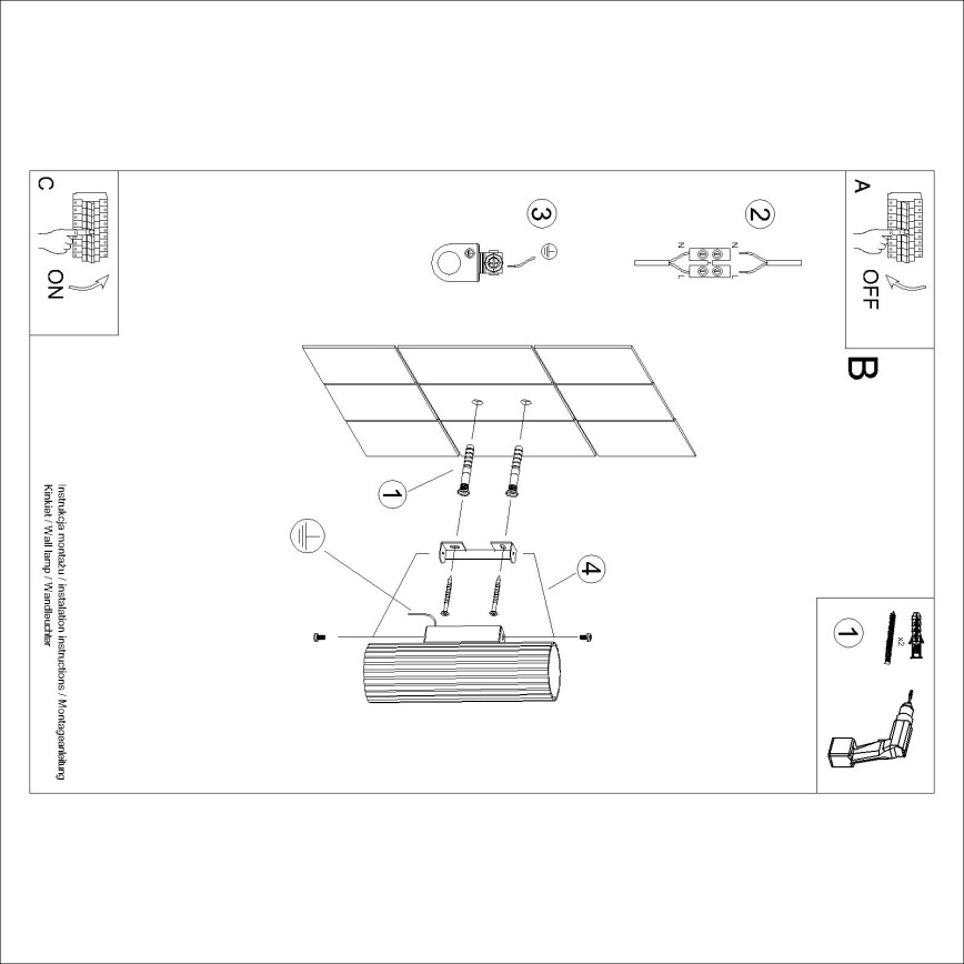 Brilagi - Nástenné svietidlo CRESTO 2xGU10/10W/230V 20 cm zelené
