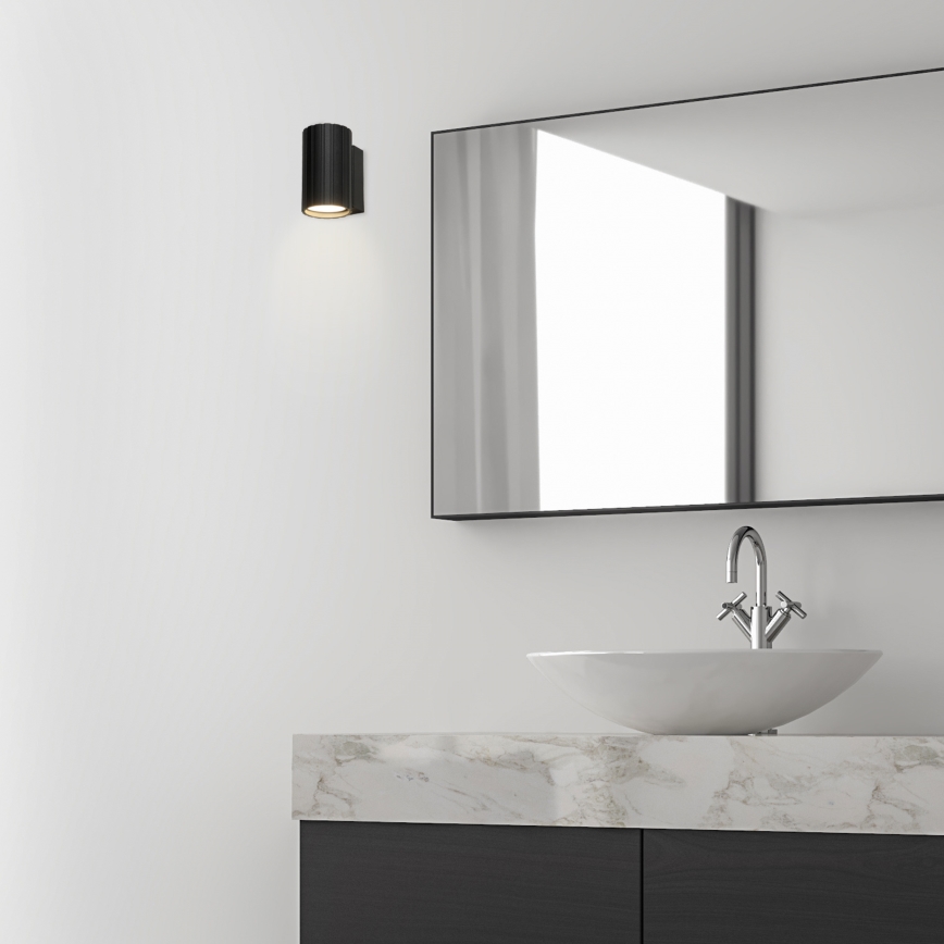 Brilagi - Nástenné svietidlo CRISPINA 1xGU10/10W/230V 10 cm čierne