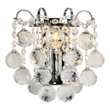 Brilagi - Nástenné svietidlo CRYSTAL 1xE14/60W/230V lesklý chróm