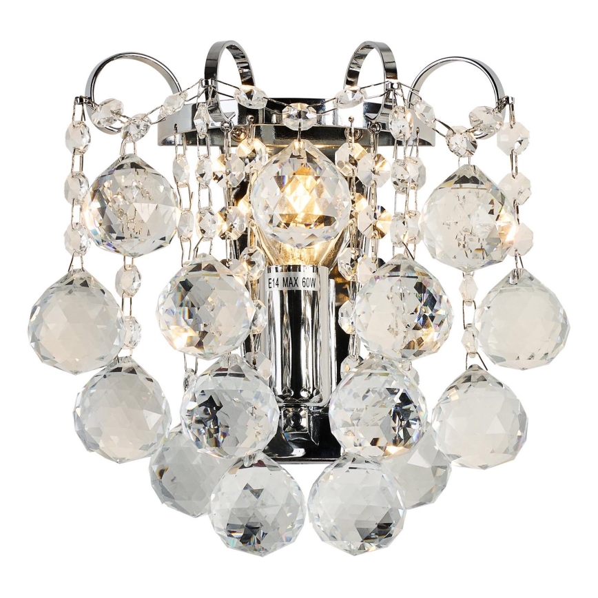Brilagi - Nástenné svietidlo CRYSTAL 1xE14/60W/230V lesklý chróm