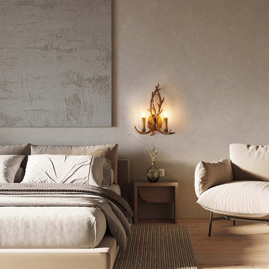 Brilagi - Nástenné svietidlo DEER 2xE14/10W/230V