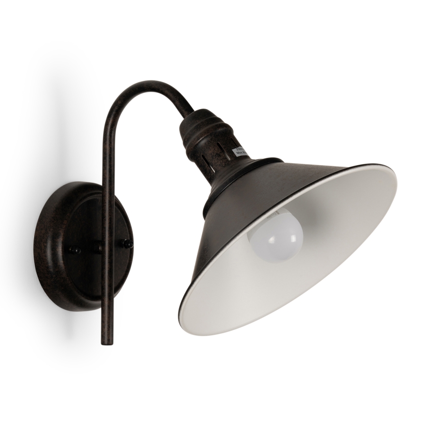BRILAGI - Nástenné svietidlo FORGE 1xE27/60W/230V čierne