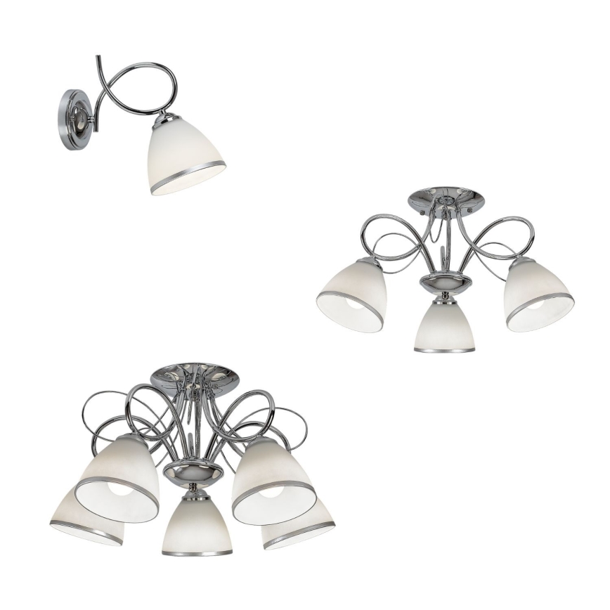 Brilagi - Nástenné svietidlo FRED 1xE27/60W/230V lesklý chróm