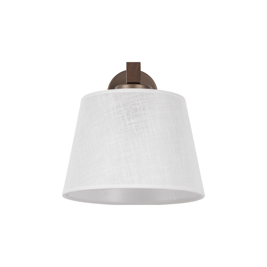 Brilagi - Nástenné svietidlo LATTE 1xE27/60W/230V borovica/biela