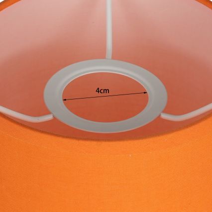 Brilagi - Nástenné svietidlo NUBILA WOOD 1xE27/25W/230V dub/čierna/oranžová