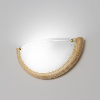 Brilagi - Nástenné svietidlo ORBIS 1xE27/60W/230V 30 cm borovica