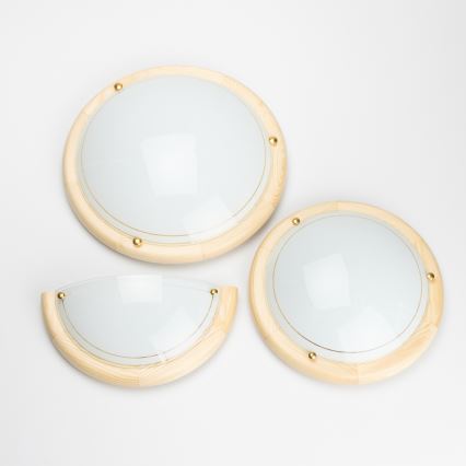 Brilagi - Nástenné svietidlo ORBIS 1xE27/60W/230V 30 cm borovica